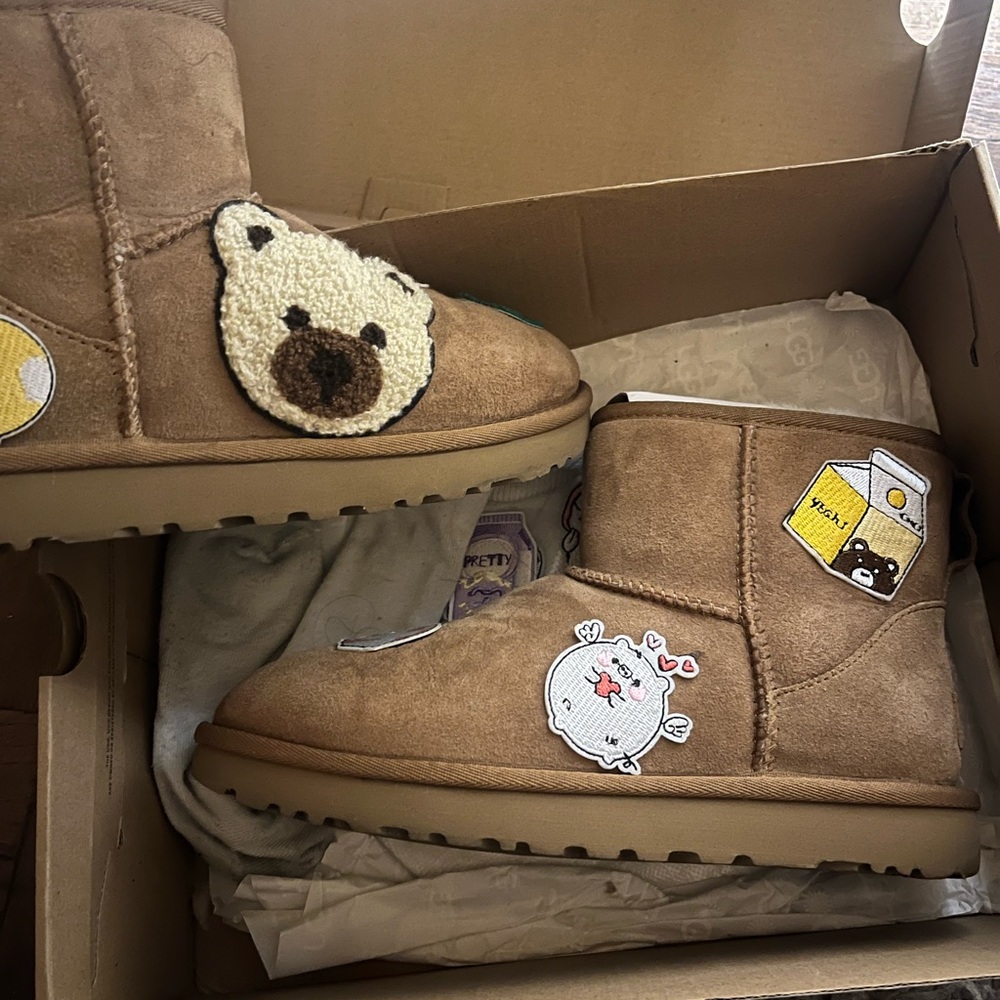 Custom Made Authentic Ugg Mini Winter Boot,Chestn… - image 4